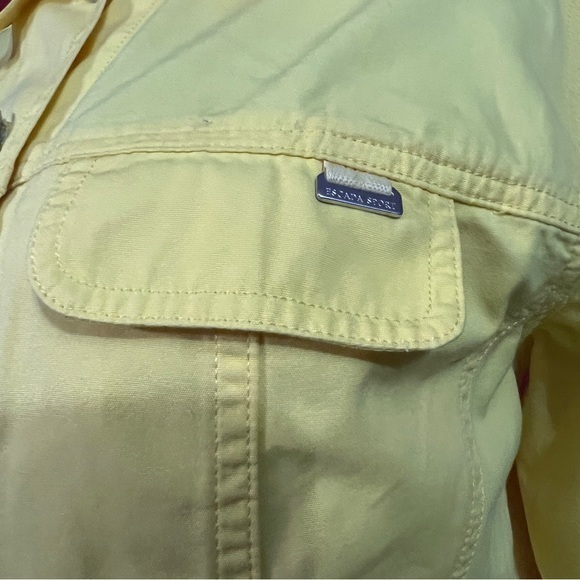 ESCADA SPORT Yellow Light Jacket 40 M - Picture 5 of 12